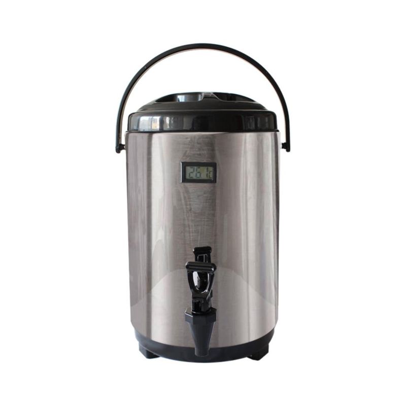 GENERICO - Termo Acero Inoxidable 10 litros con visor de temperatura