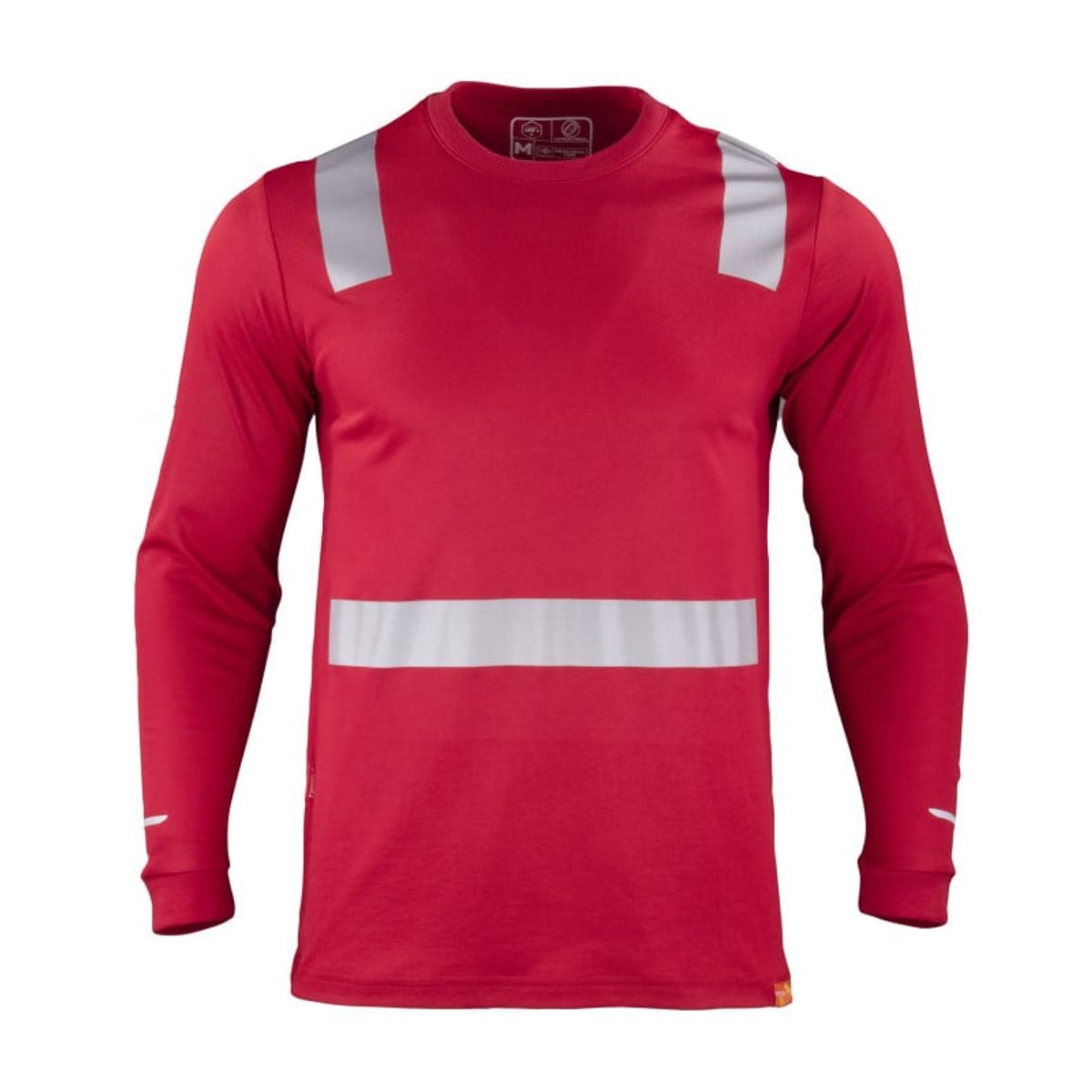 T-WORLD - Polera Credondo Hibrida Manga Larga Con Cinta Reflectante