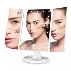 ESHOPANGIE - Espejo Para Maquillaje Aumentos 2x 3x Luz Led