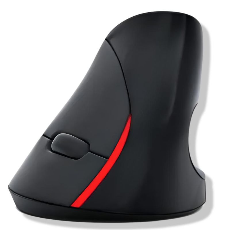 TECMASTER - Mouse Vertical Inalámbrico 2G Ergonómico AERO ERGO TM-100544 - Negro