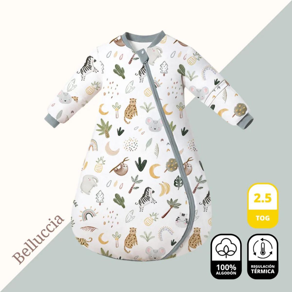 GENERICO - Saquito de dormir sueño seguro Belluccia TOG 2.5