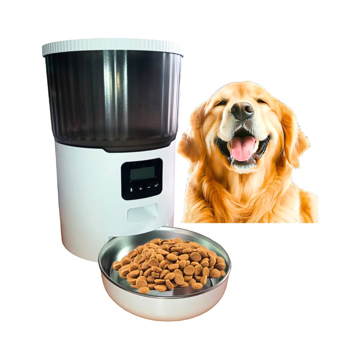 GENERICO - Alimentador Automático Para Mascotas Dispensador De Cuencos