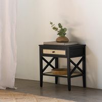 Velador Arges Negro Amoblé