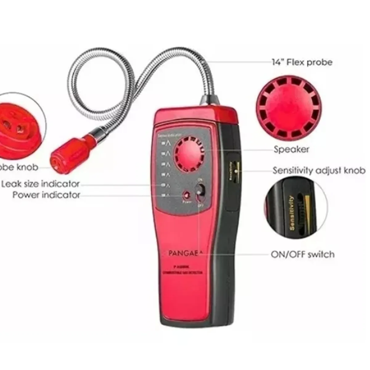 OFERTABKN - Detector De Fuga De Gas Smart Sensor As 8800l