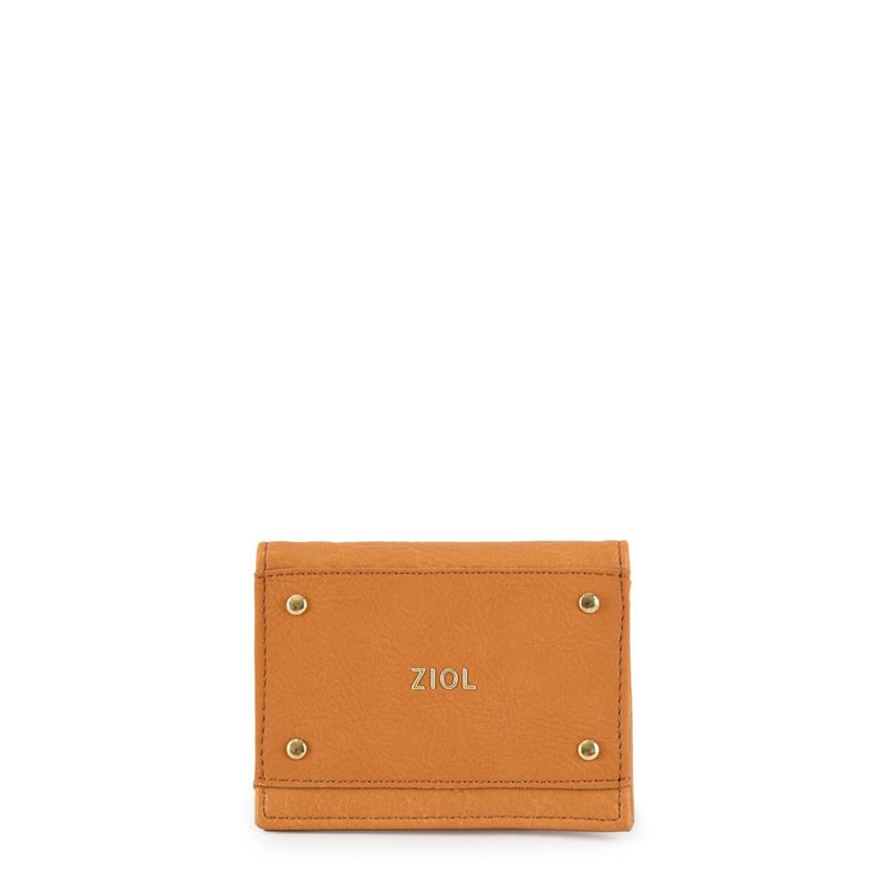 ZIOL - Tarjetero con ventana pequeña sisian camel