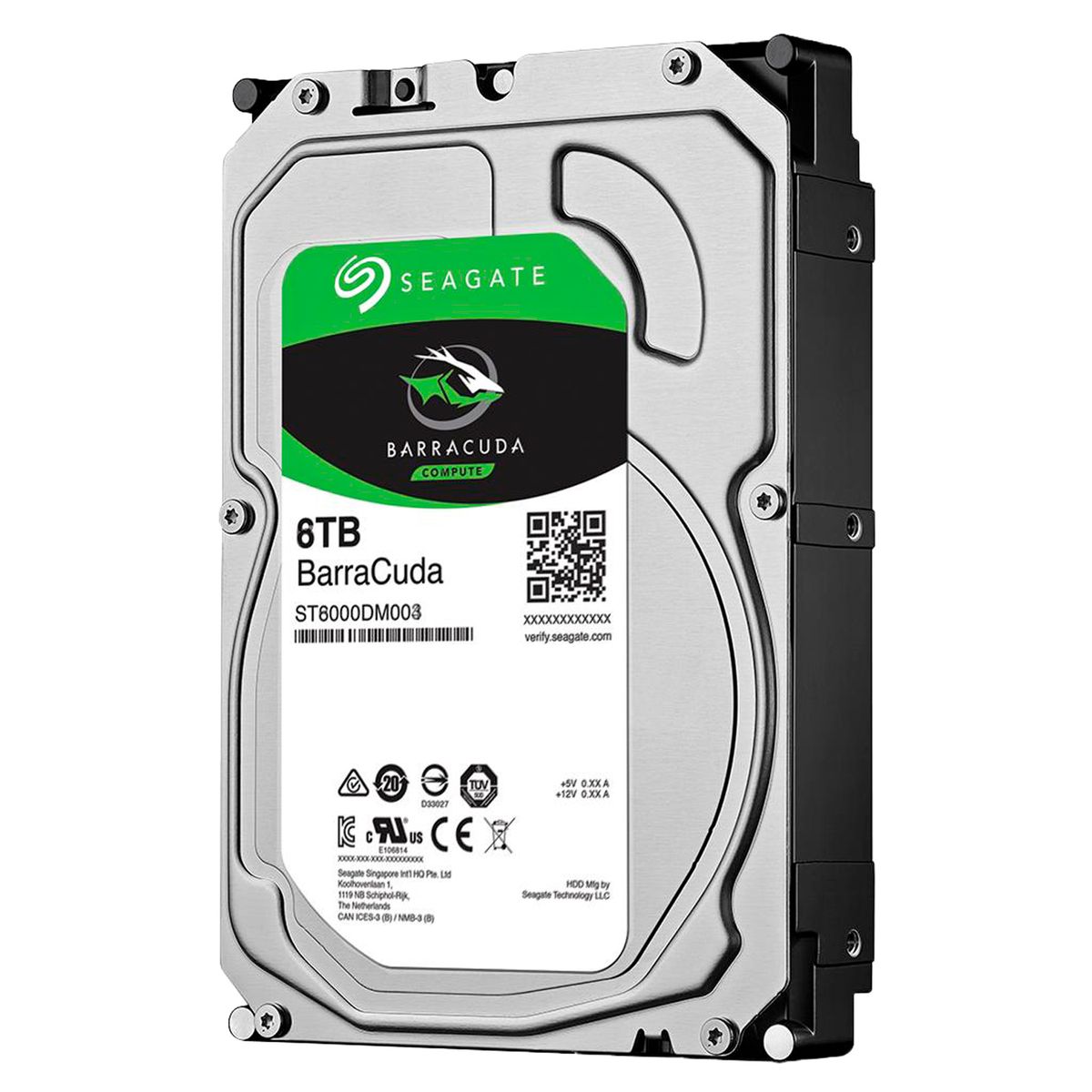 SEAGATE - Disco Duro interno Seagate Barracuda 6TB PC/DVR Vigilancia