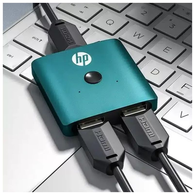 HP - Hp Divisor Hdmi Bidireccional 2 en 1 Dhc-hd01v Azul