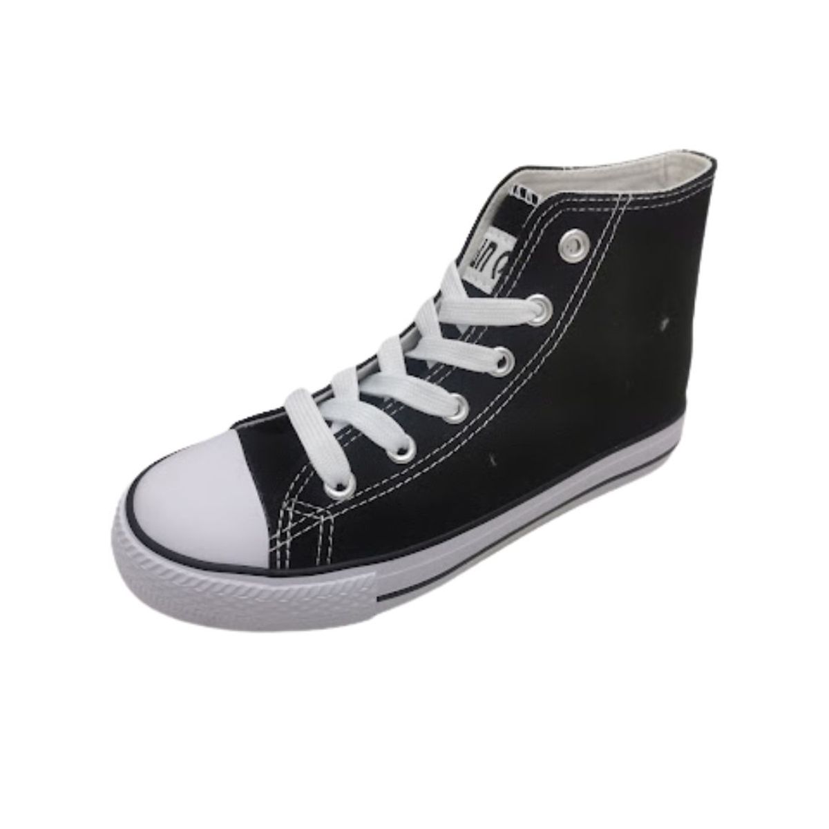 VINNYS OUTLET - Zapatilla Urbana Con Caña Negro