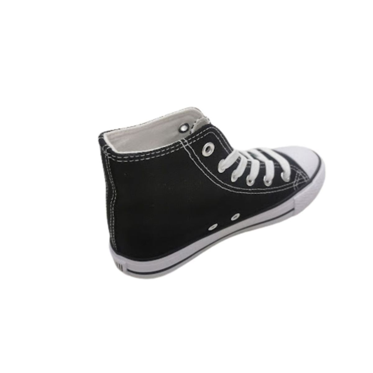 VINNYS OUTLET - Zapatilla Urbana Con Caña Negro