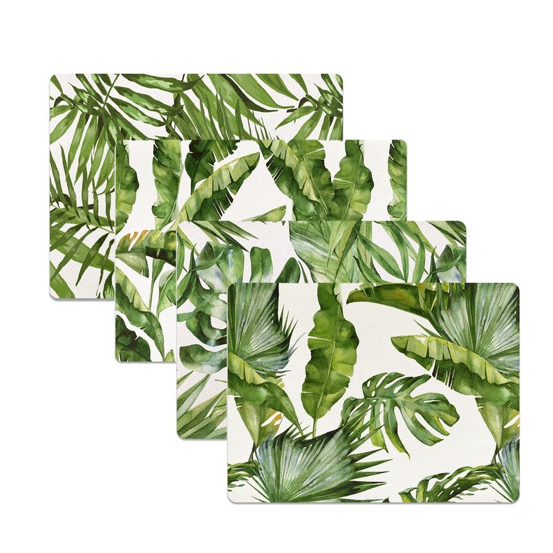 DAVANTI - Set 4 Individuales Plantas Rectangular