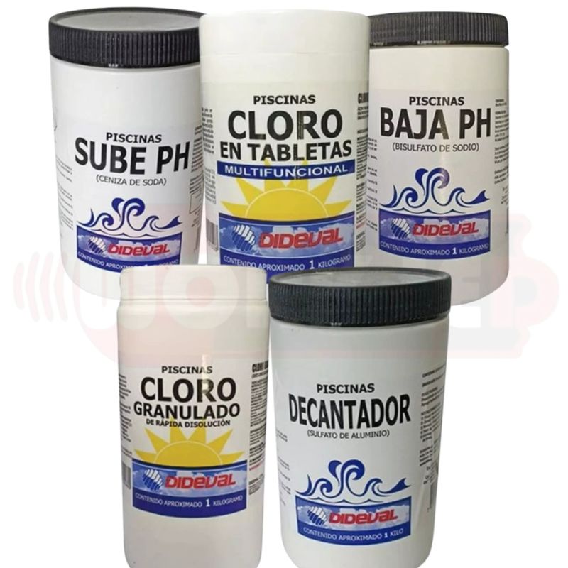 GENERICO - Cloro Triple Acción Granulado Baja Ph Sube Ph Decantador 1kg