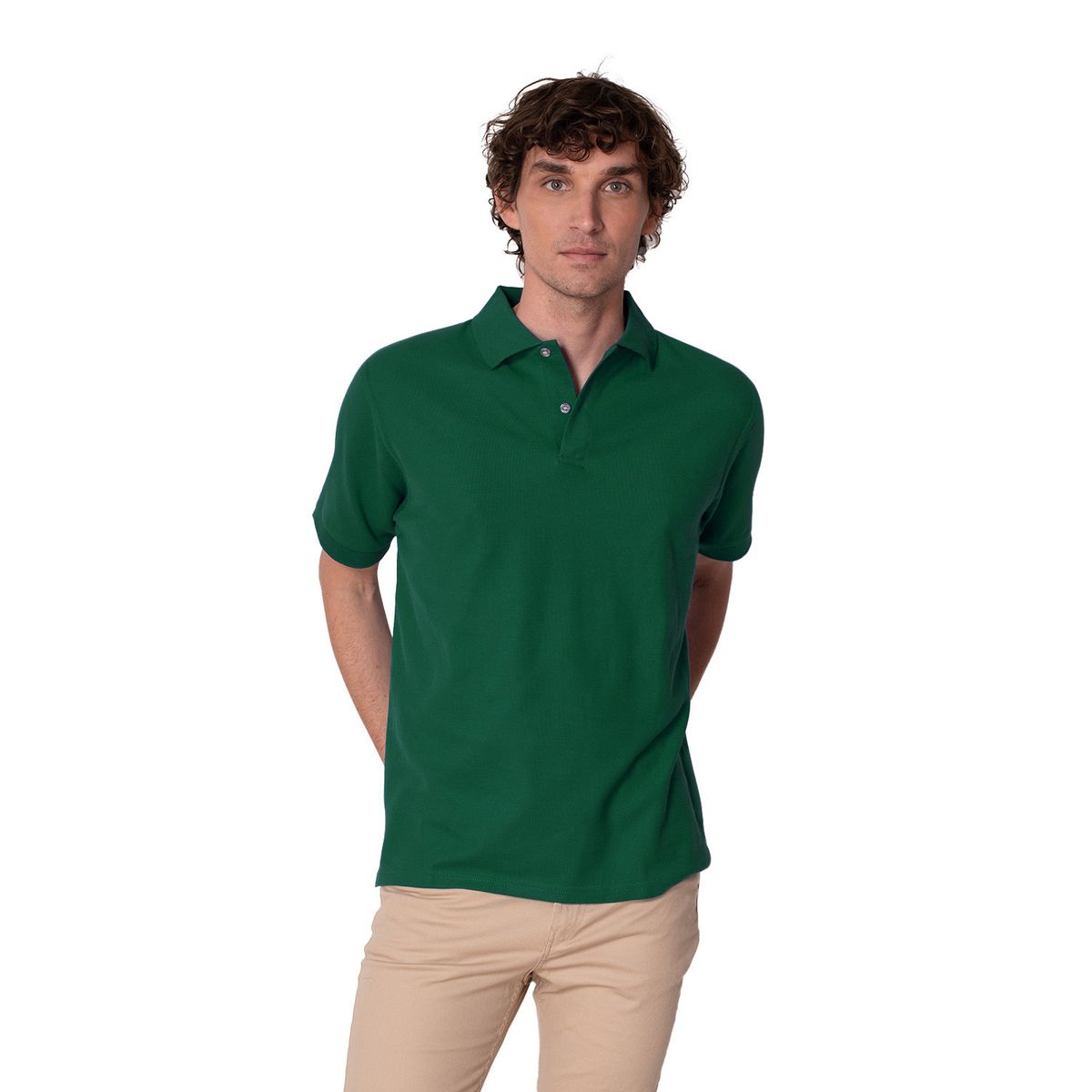 INDUSBORD - Polera hombre Piqué Premium Manga corta protección Uv50 Certificada Indusbord