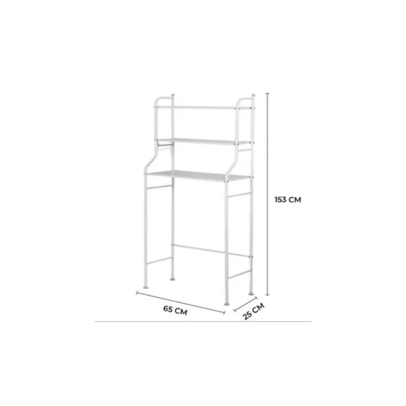 ANGELES DEL HOGAR - ORGANIZADOR ESTANTE METÁLICO RACK 3 NIVELES