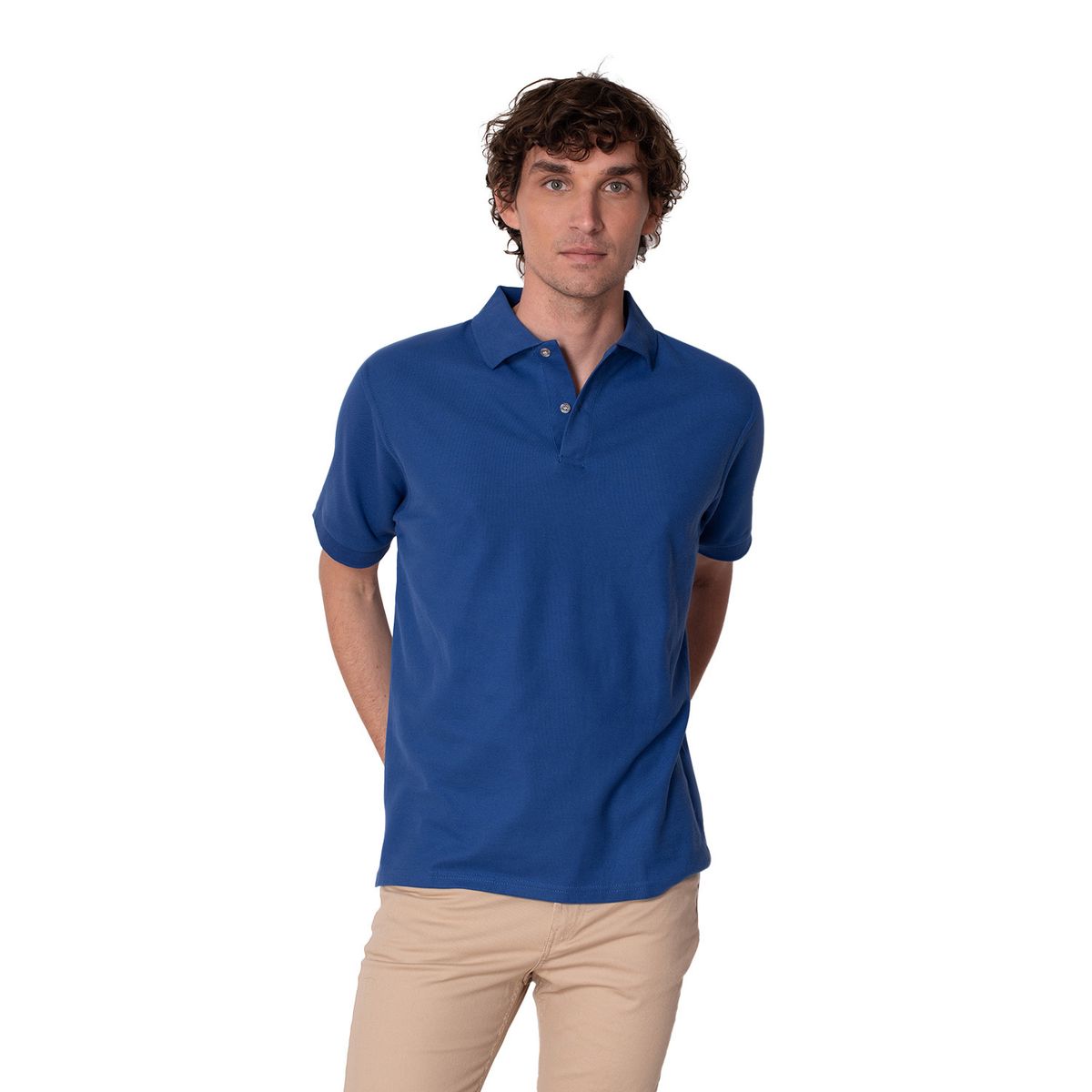 INDUSBORD - Polera hombre Piqué Premium Manga corta protección Uv50 Certificada Indusbord