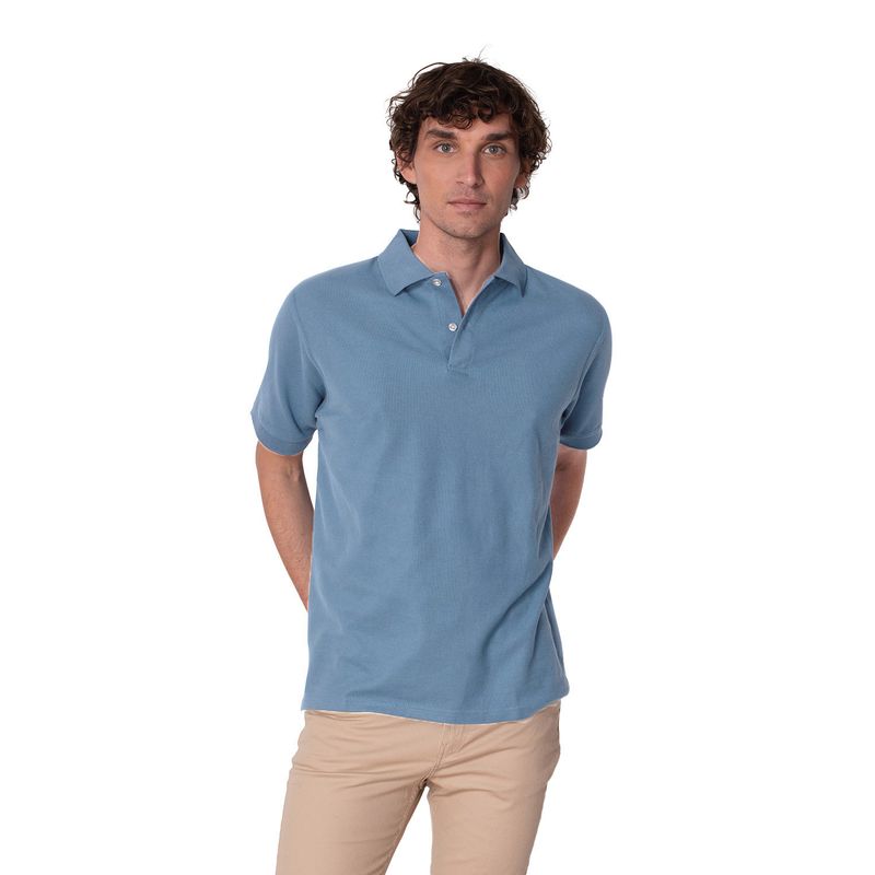INDUSBORD - Polera Piqué Premium Manga corta Hombre Uv50 Certificada