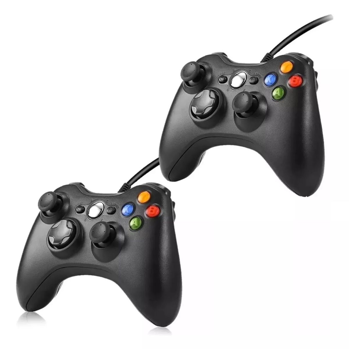 GENERICO - Pack X2 Control Para Consola De Juego Joystick Compatible Xbox360 Pc