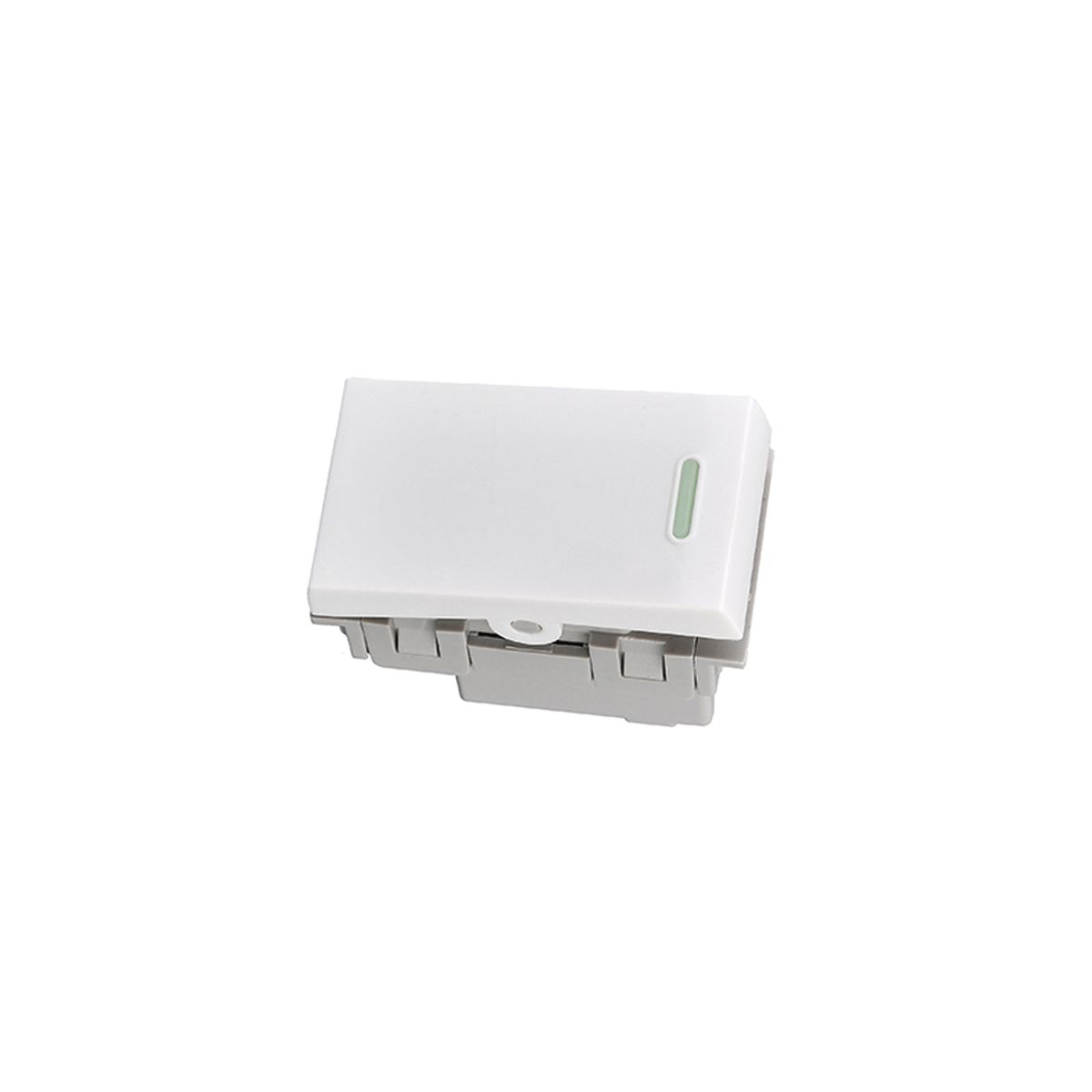 GENERICO - Pack 10 Modulo Interruptor 9/12 10A 250V Blanco