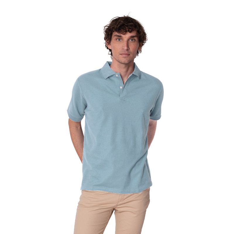 INDUSBORD - Polera Piqué Premium Manga corta Hombre Uv50 Certificada