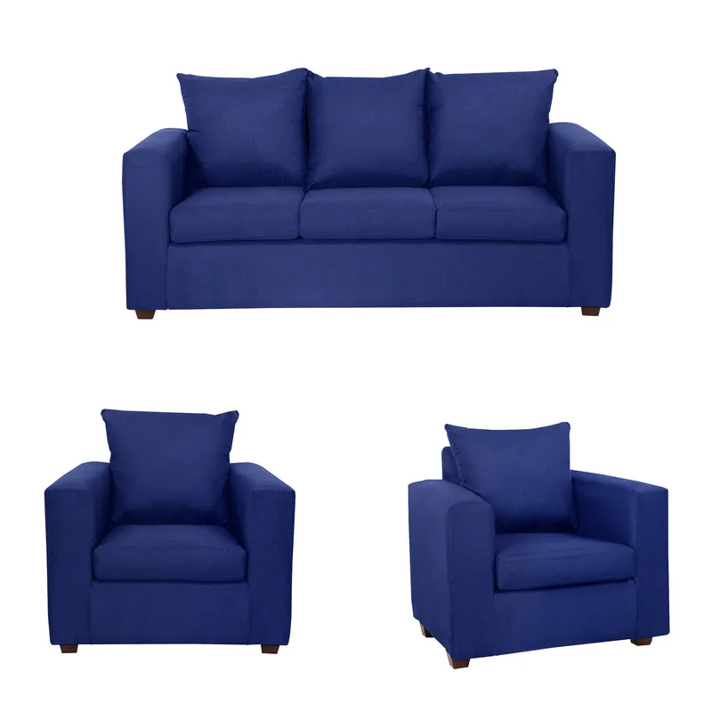 DECOOUTLET - Living Turín 3.1.1 Tela Azul