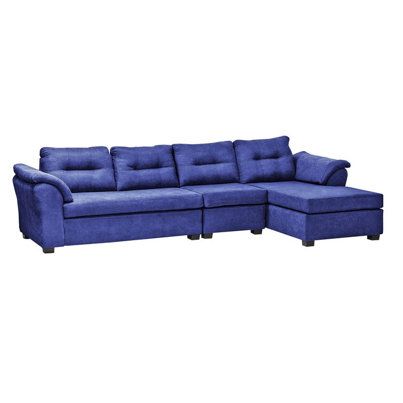 DECOOUTLET - Seccional Laos XL Intercambiable Tela Azul