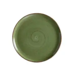 CORONA - Plato coupe de porcelana 17,7 cm verde Artisan