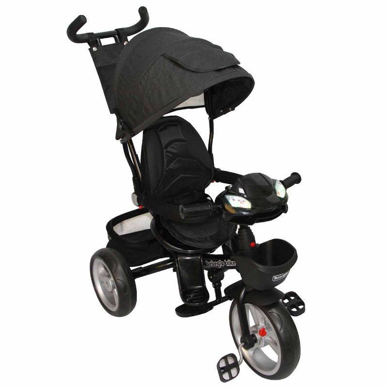 BEBEGLO - Triciclo Bluetooth Bebeglo RS-4080-4 Negro