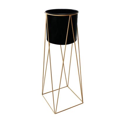 Imagen 2 del producto Maceta Macetero Pedestal Decorativo grande Negro