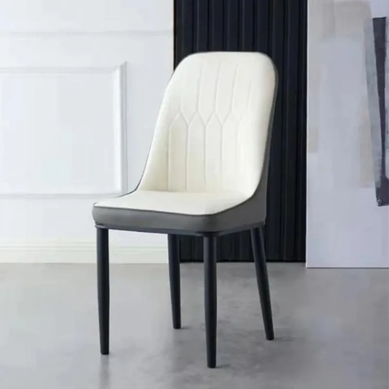 GENERICO - Set 4 sillas Evasty color blanco con gris