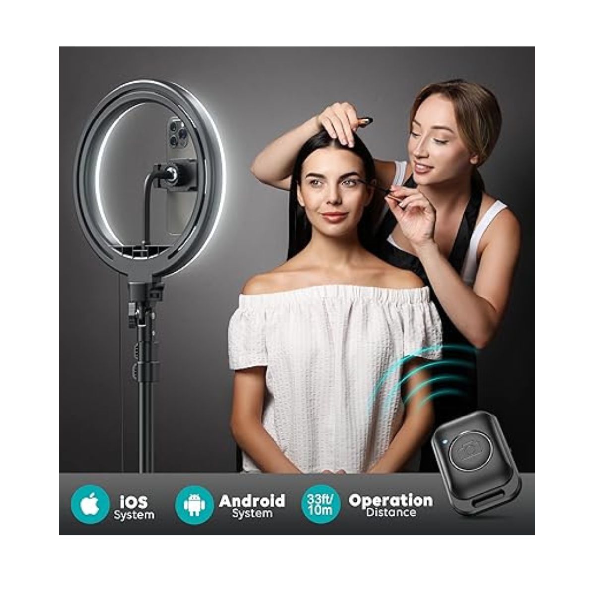 Anillo de luz Led RGB para fotografía vídeos de maquillaje y estudio, marca GENERICO - Foto 2