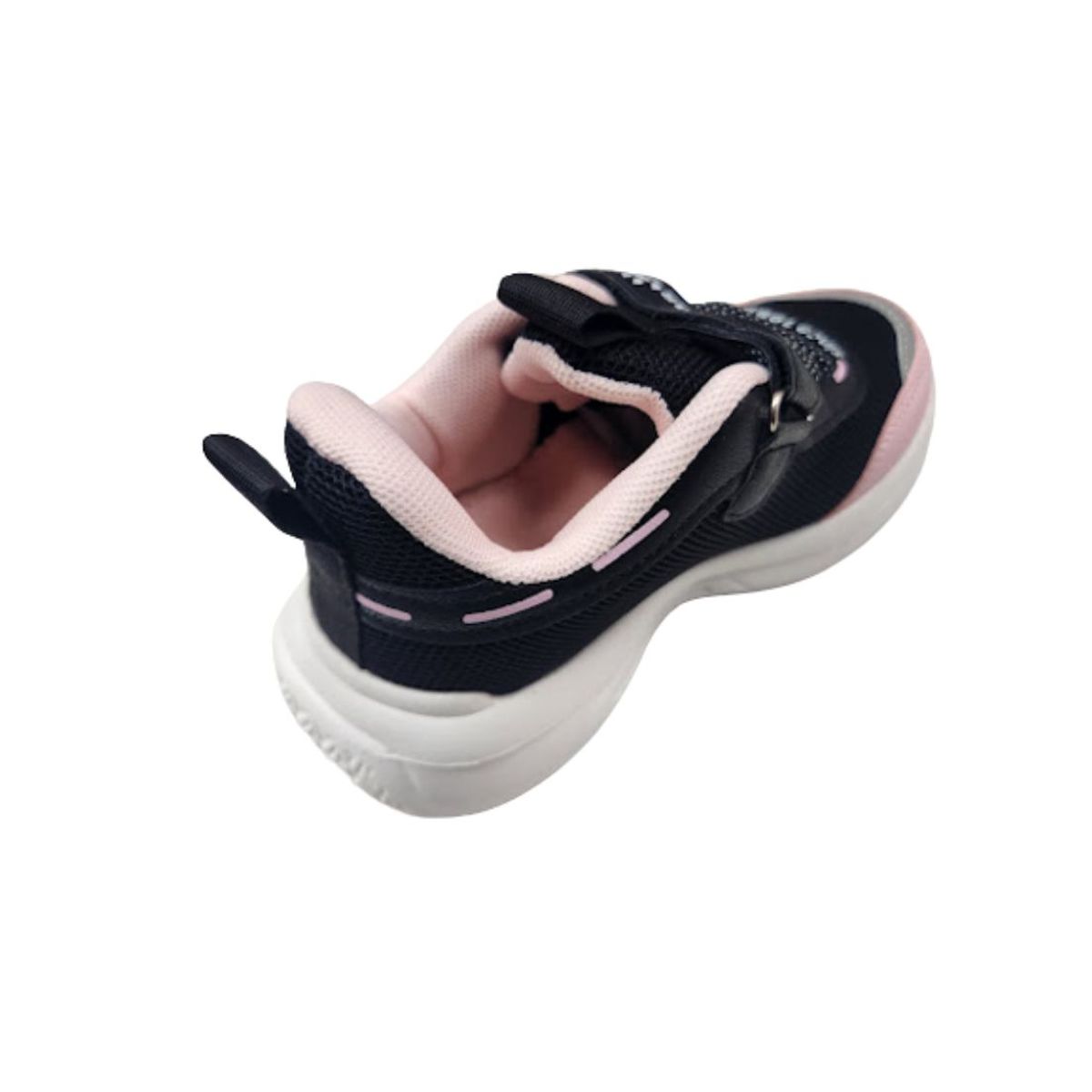 VINNYS OUTLET - Zapatilla Deportiva Niña Negro Rosa