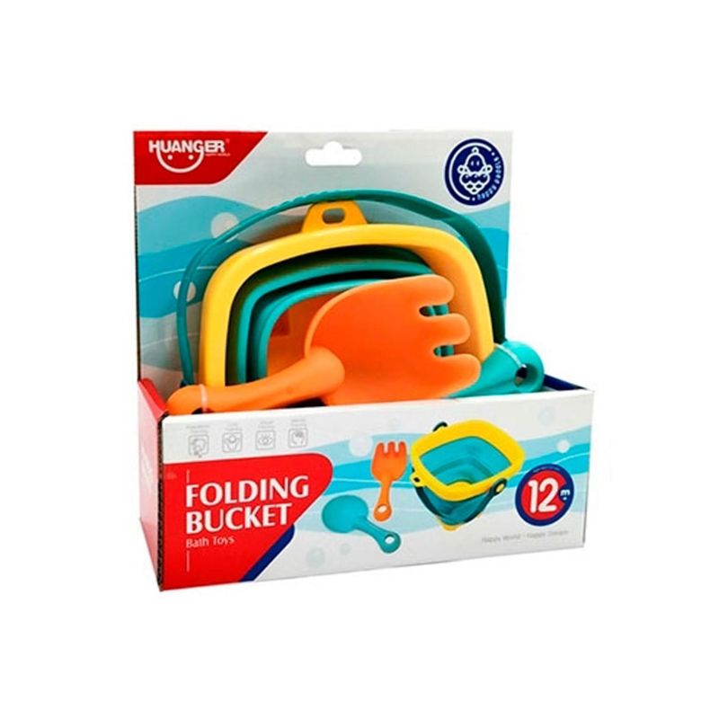 GENERICO - Set De Playa Balde Plegable Para Bebés