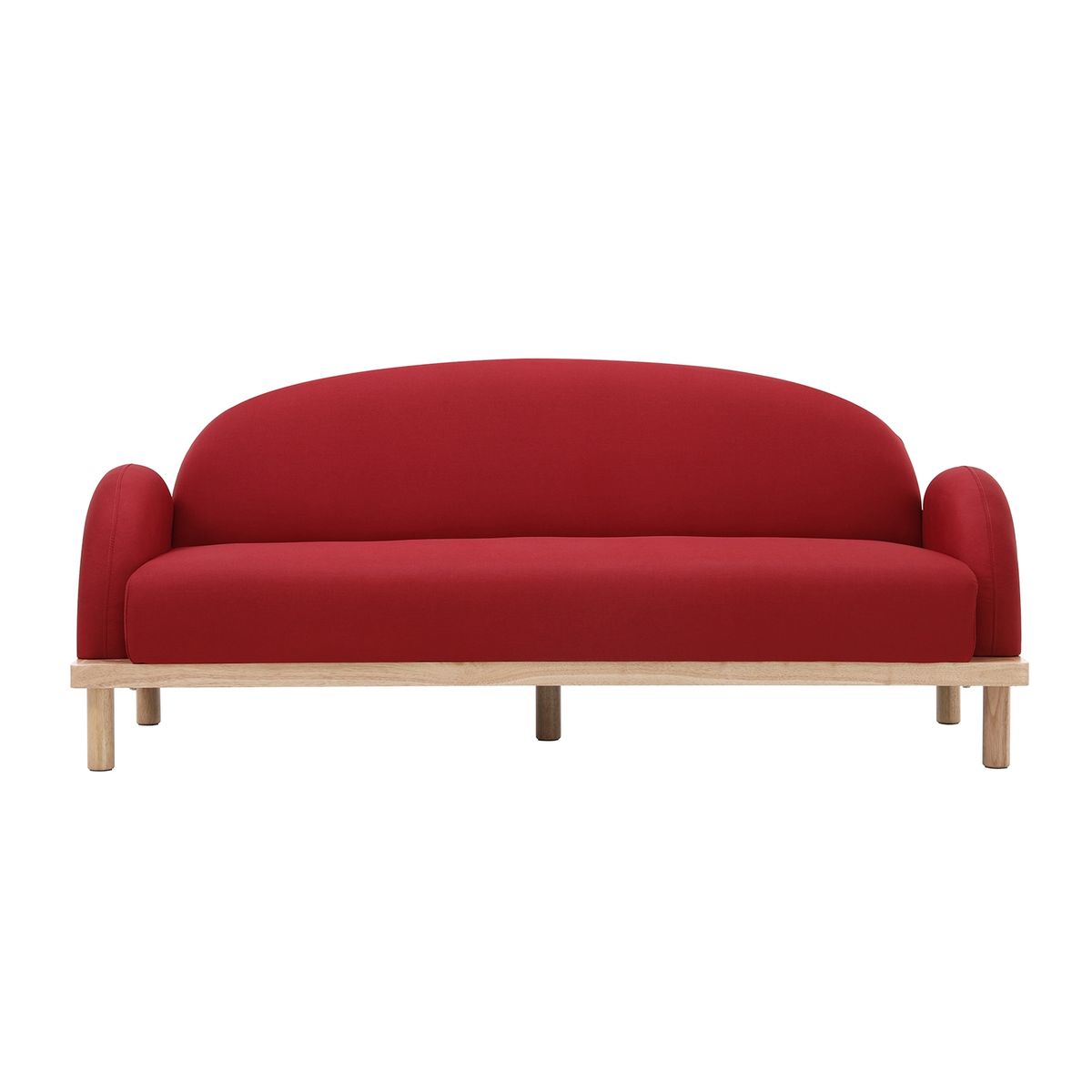 EL BARCO - SOFÁ BOSTON ROJO RUBÍ