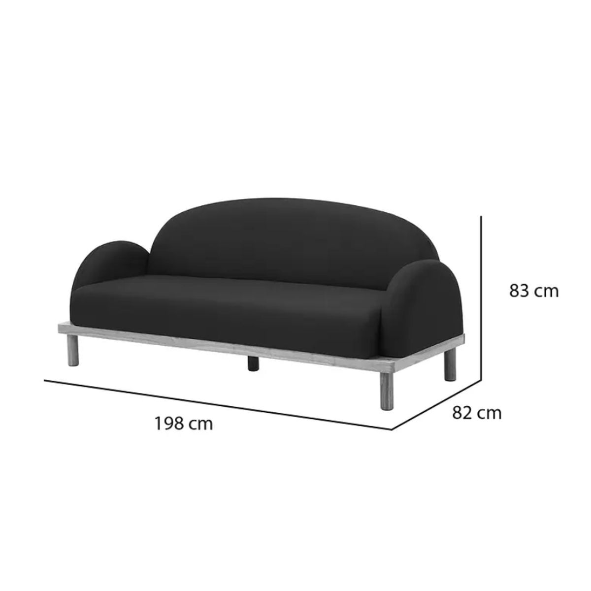 EL BARCO - SOFÁ BOSTON ROJO RUBÍ