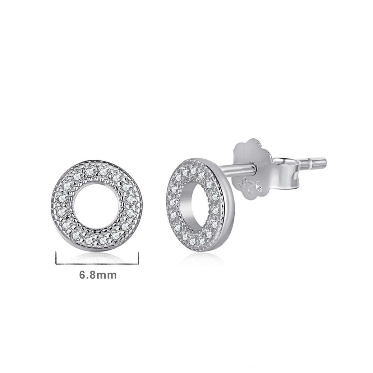 GENERICO - Aros de Plata 925 Circulo - Gala Silver