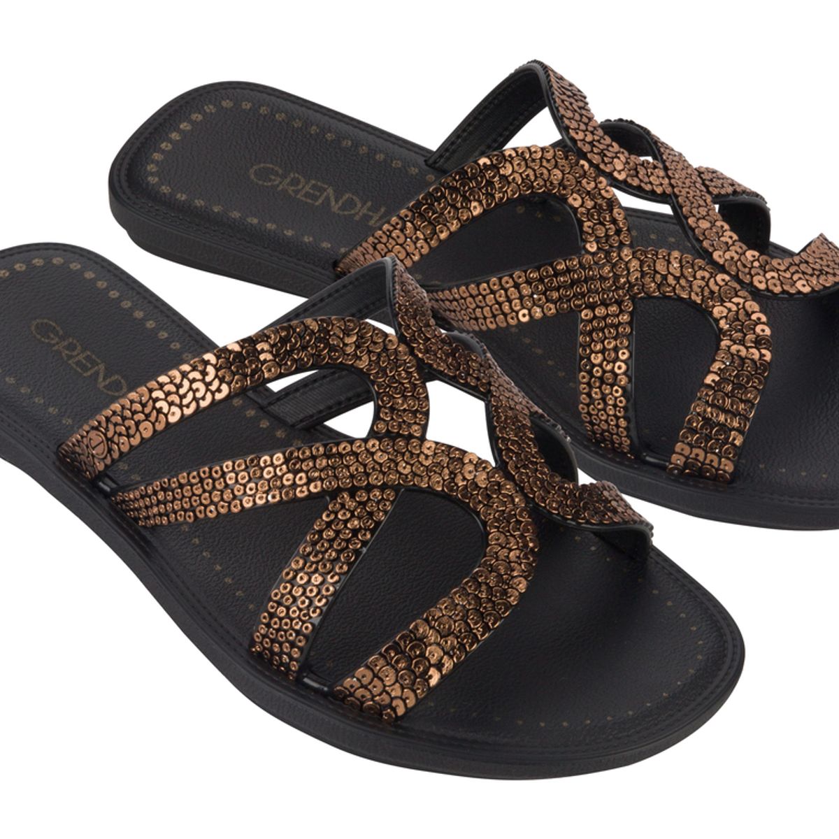 GRENDHA - Sandalia Mujer Negro Buriti Grendha