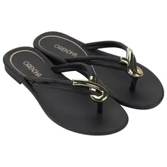 GRENDHA - Sandalia Mujer Negro Enlace