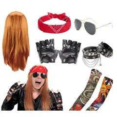 GENERICO - Disfraz Cosplay Axl Accesorios