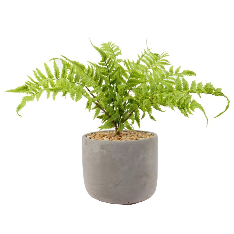 THE GREEN ELEMENT - Planta Decorativa Helecho Inés 36 CM con Macetero