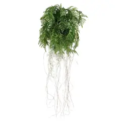 THE GREEN ELEMENT - Planta Colgante Artificial Bola Helecho 35 CM