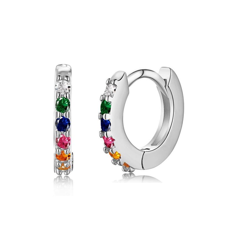 GENERICO - Aros de Plata Niña Argolla Mini - Dalia Silver 7mm