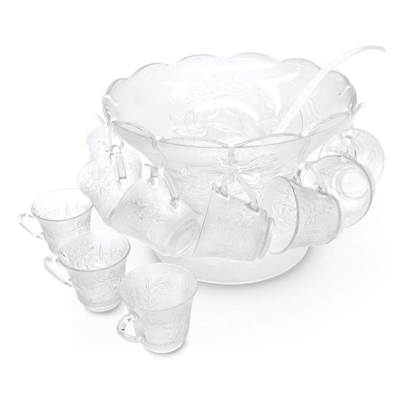ALLEGRA - Set Ponchera 27 Piezas Vidrio ALLEGRA