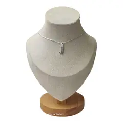 GENERICO - Cadena con colgante letra J con circones de plata 925