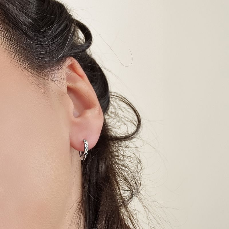 GENERICO - Aros Argolla de Plata 925 - Eliana Silver - 12mm