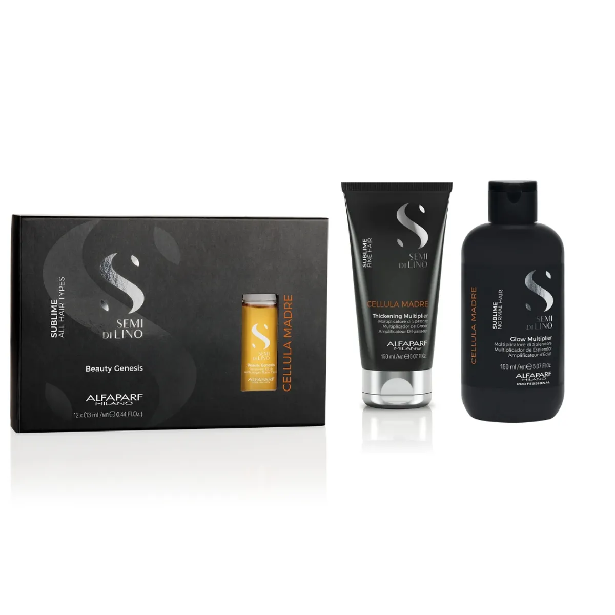 ALFAPARF MILANO - KIT CÉLULAS MADRE BRILLO- GROSOR - AMPOLLAS ALFAPARF-