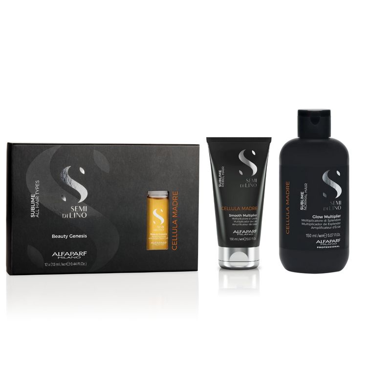 ALFAPARF MILANO - KIT CÉLULAS MADRE BRILLO- LISOS - AMPOLLAS ALFAPARF.-