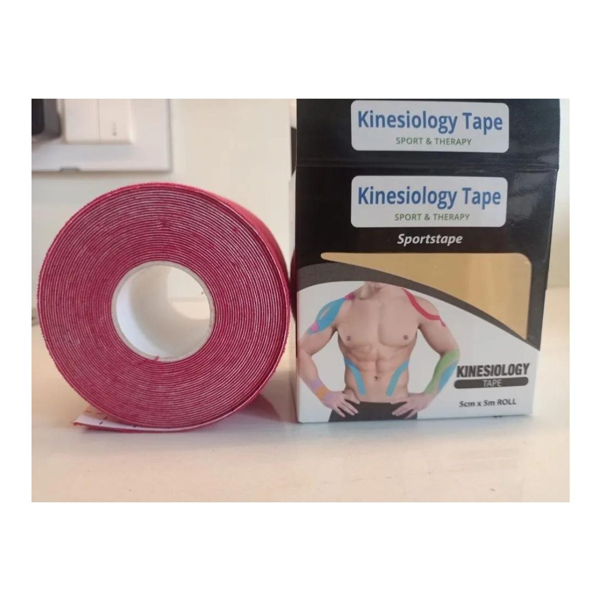 GENERICO - Cinta De Kinesiología Terapia Física Recuperación Multicolor