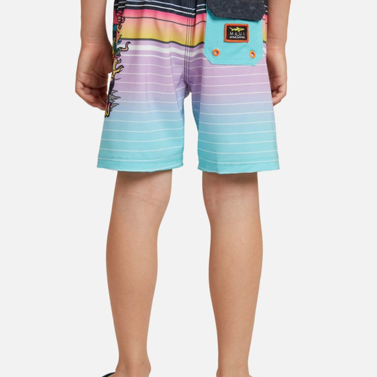 MAUI AND SONS - Traje De Baño Stretch Sunset In Waves Multicolor Kids Maui and sons.
