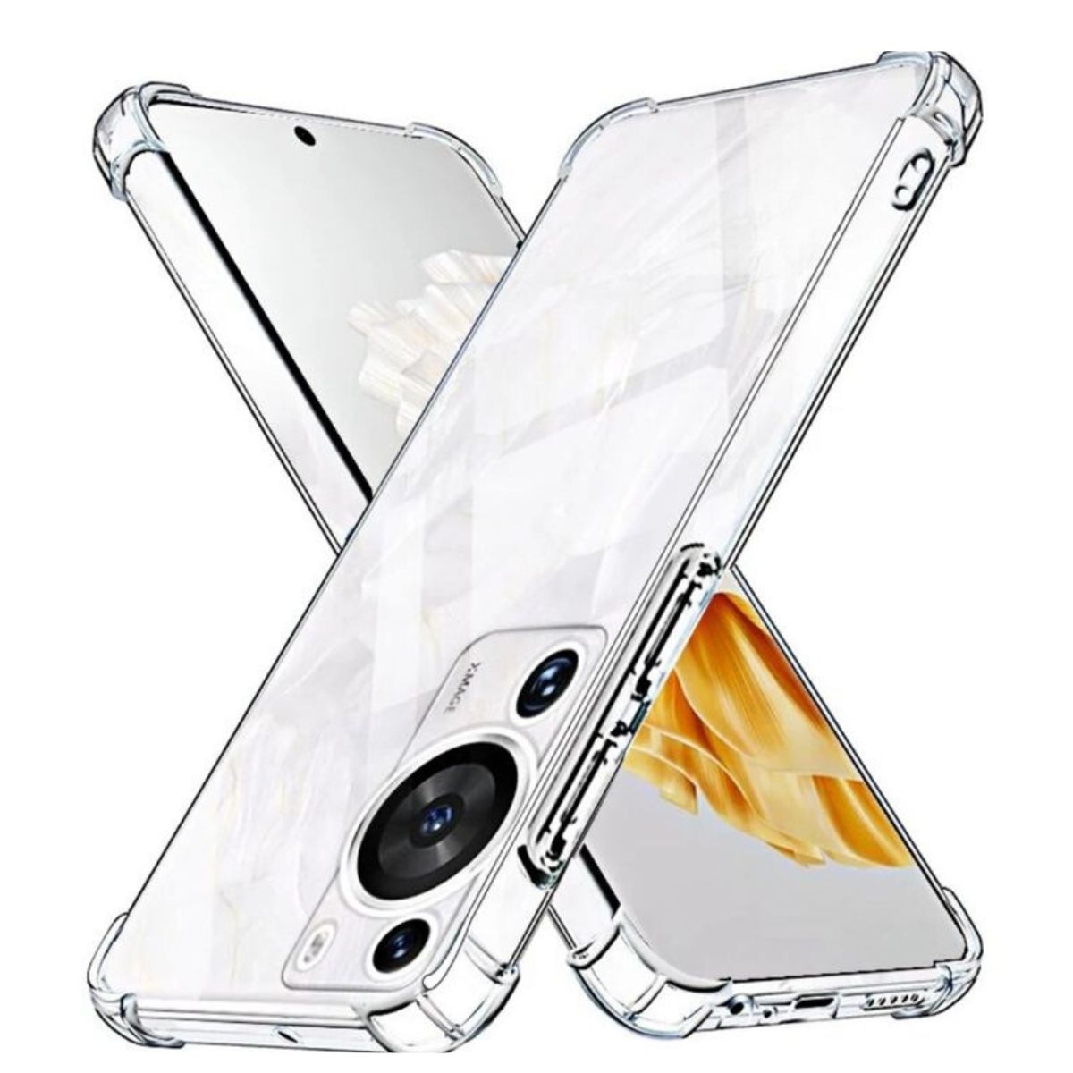 GENERICO - Carcasa TPU Transparente Reforzado Para Huawei P60 Pro