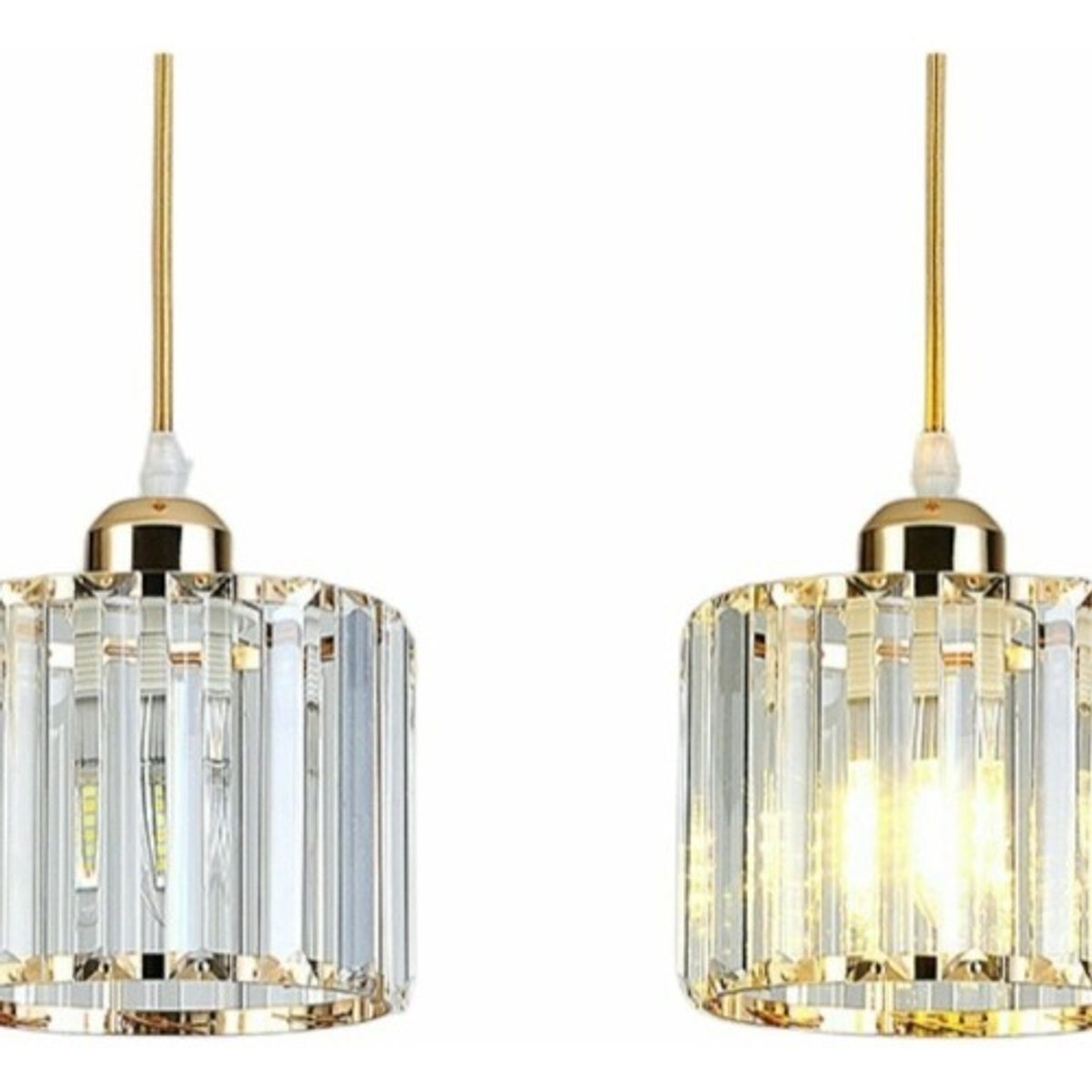 U BUY - Lámparas Cristalinas Colgante Nórdicas Para Dormitorio