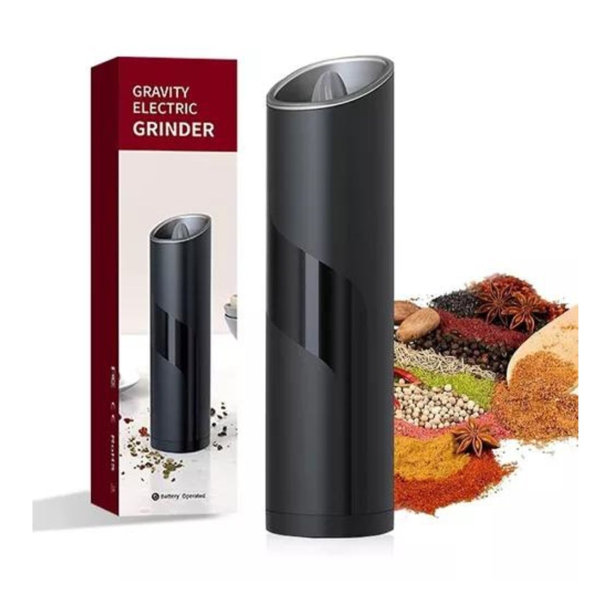 GENERICO - Molinillo Eléctrico Salero Moledor Sal-pimentero Grinder